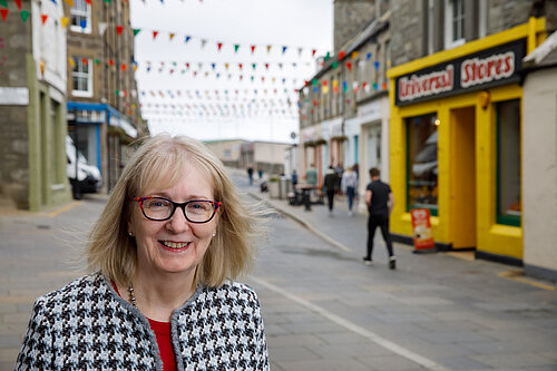 Beatrice Wishart in Lerwick