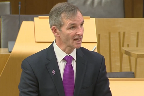 Liam McArthur MSP speaking in the Scottish Parliament