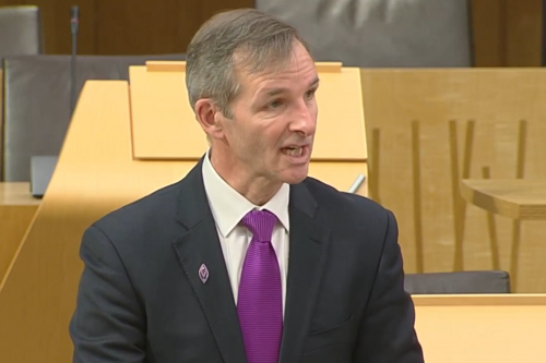 Liam McArthur speaking in the chamber